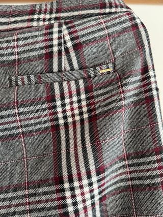 Pantalón cuadros Massimo Dutti mujer