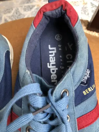 Zapatillas Jhayber Azul y Rojo Talla 42