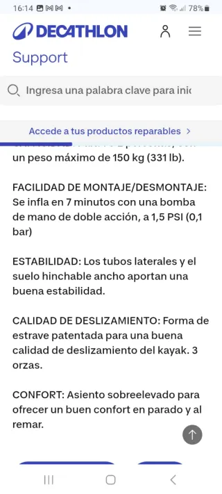 Kayak 1 / 2 plazas hinchable Itiwit 2 Decathlon