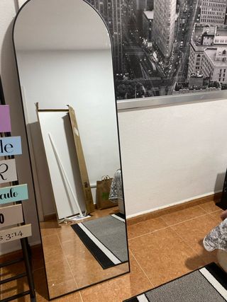 Specchio a figura intera nero