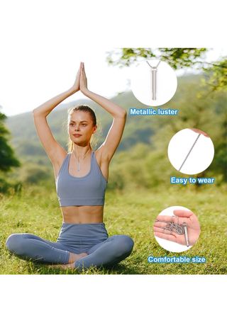 Collar Acero Inoxidable Respiración Plata