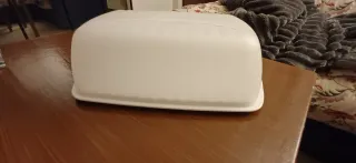 Portaformaggio bianco in plastica