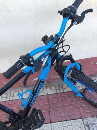 Bicicleta Montaña Decathlon 24 Azul