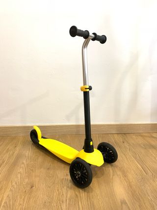 Patinete infantil 3 ruedas amarillo