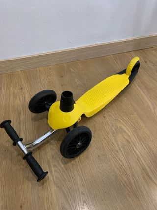 Patinete infantil 3 ruedas amarillo