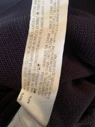 Cardigan Zara Uomo Tg S/M Blu misto cotone