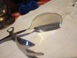 Pinza per alimenti in metallo