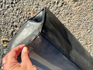 Borsa Burberry a righe con portamonete