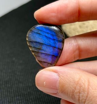 Lote labradoritas azules en lágrima