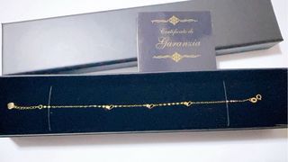 Bracciale con Cuori in Oro Giallo 18kt 750