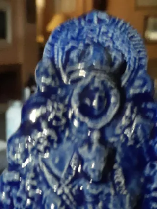 Virgen del Rocío cerámica vintage