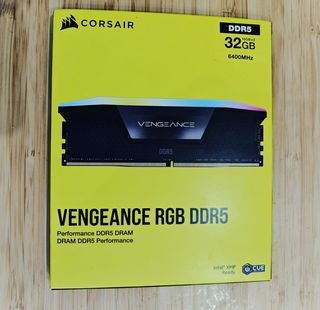 RAM Corsair Vengeance RGB DDR5 32GB 6400MHz C32