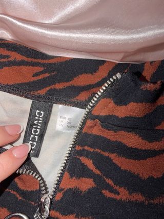 Vestido estampado tigre