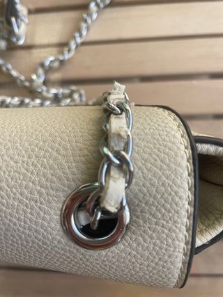 Bolso Pierre Cardin Beige Cadena