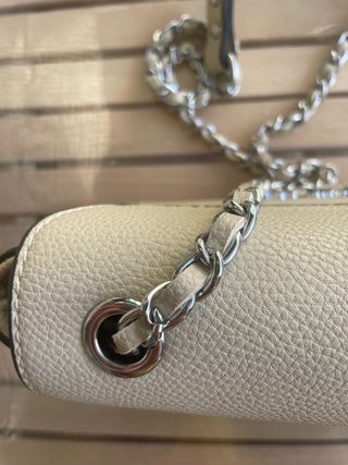 Bolso Pierre Cardin Beige Cadena