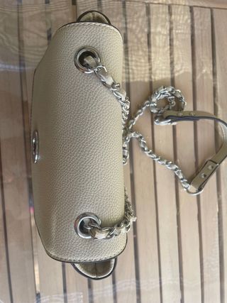 Bolso Pierre Cardin Beige Cadena