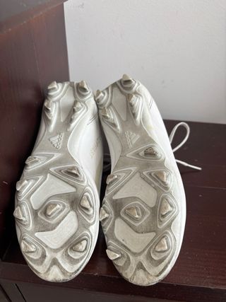 Botas de fútbol Adidas crazyfast blancas talla 33