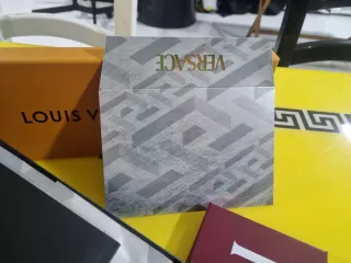 Scatole firmate originali Gucci, Versace, LV