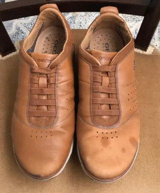 Zapatos de caballero marrones Geox