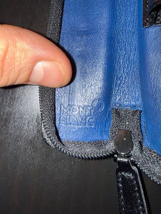 Astuccio portapenne Montblanc in pelle