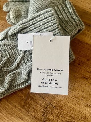 Guantes Gap Niña Gris