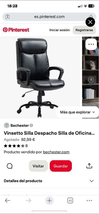 URGE VENDER- SILLA OFICINA NUEVA