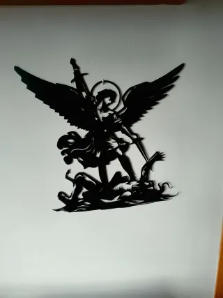 Placa San Miguel Arcángel 40cm