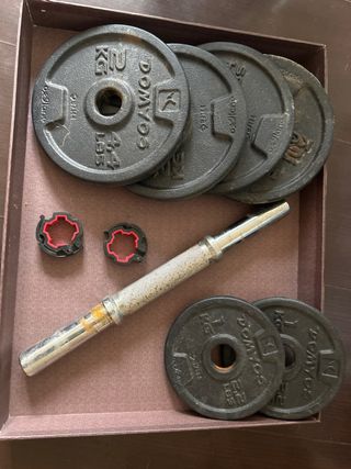 Set Mancuernas DOMYOS 2x2kg + 2x1kg