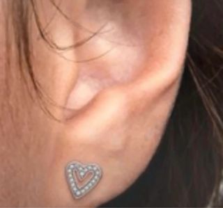 Pandora Orecchini e Anello Cuore + Portagioie Rosa