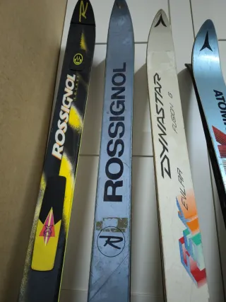 Esquís Rossignol, Dynastar, Atomic, Head antiguos