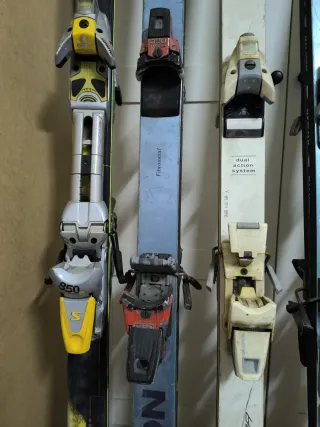 Esquís Rossignol, Dynastar, Atomic, Head antiguos