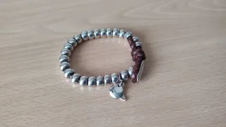 Pulsera hombre cuero y zamak