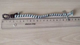 Pulsera hombre cuero y zamak