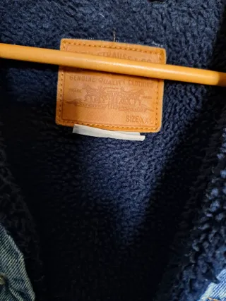 Chaqueta Levi's vaquera forrada azul