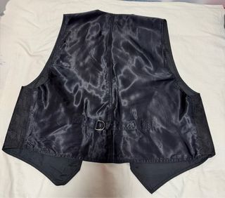 Chaleco de fiesta hombre negro