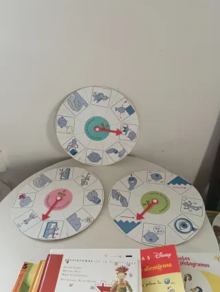 Siente cuentos pictogramas más tres ruletas