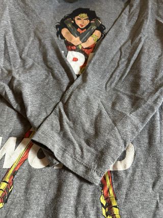 Camiseta Wonder Woman Manga 3/4 Talla XL