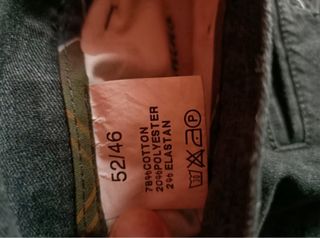 Pantalón recto hombre marron