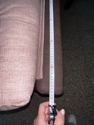 Conjunto 2 sofás 3+2 plazas tela beige/marrón