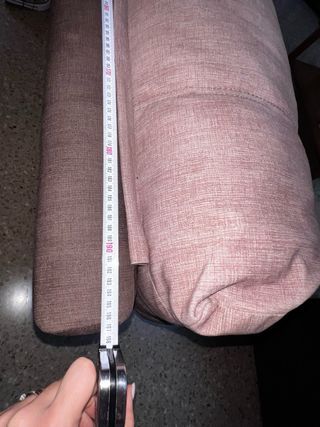 Conjunto 2 sofás 3+2 plazas tela beige/marrón