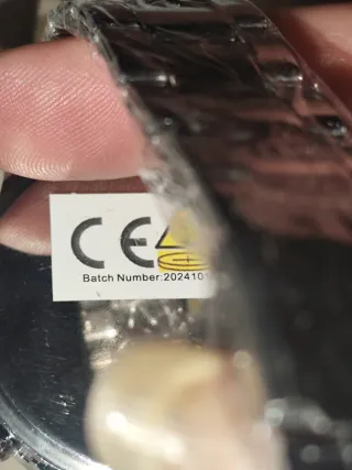 Reloj HKUN Hombre Negro y Plateado