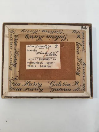 Pintura Antonio López Díaz Lienzo