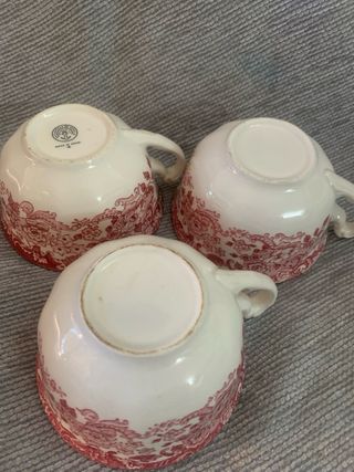 Tazas La Cartuja con desperfectos