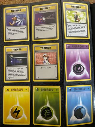Cartas Pokémon 1ª Generación