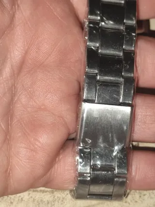 Orologio da uomo argentato cronografo