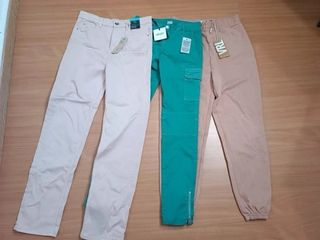 Lote 3 pantalones M&S, Liu Jo, VRL
