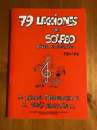 5 libros MATERIAL DE MÚSICA   SOLFEO