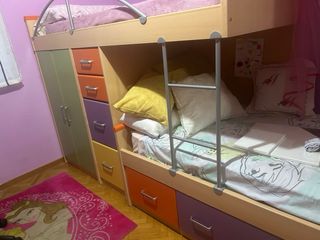 Habitación litera tren con armario