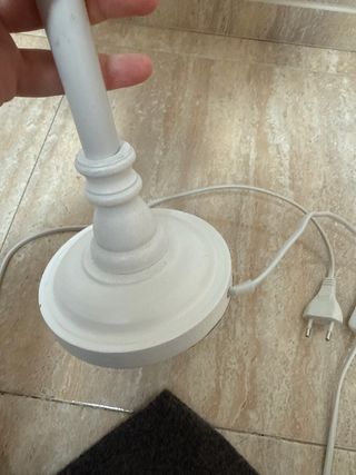 Lámpara de mesa Zara Home blanca