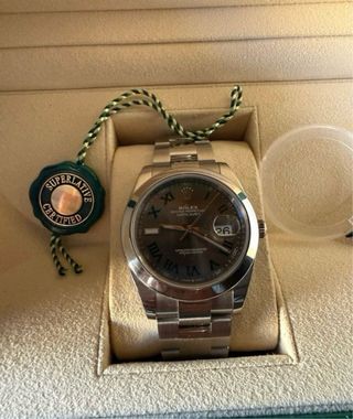 Rolex Datejust Wimbledon numeros romanos Full Set.